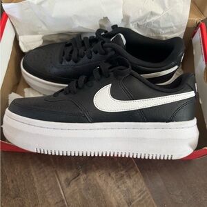 Nike Court Vision Alta LTR Black and White